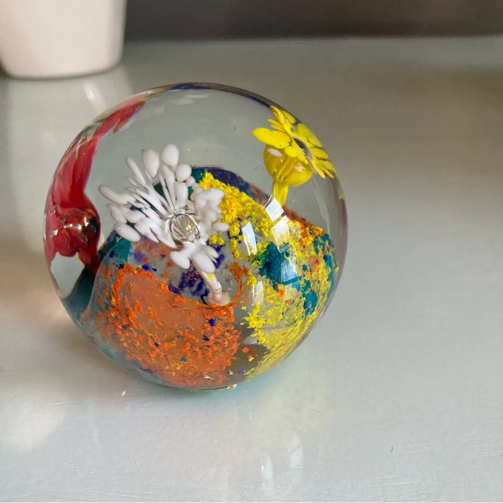 Glass Colorful Paperweight - Picture 6 of 7